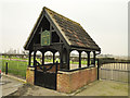 Lych gate at Old Catton Cemetery, north of Norwich.