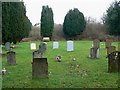 East across Sapperton Cemetery