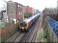 Railway lines seen from St Mary St. Bridge, Southampton