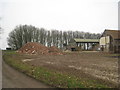 Remains of a barn at Angus Farm