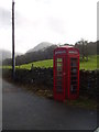 Phone box in layby.