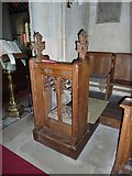 SU4739 : Holy Trinity, Wonston: prayer desk by Basher Eyre