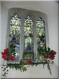 SU4739 : Holy Trinity, Wonston: stained glass windows (2) by Basher Eyre