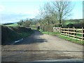 Road west from Frogmore Cross