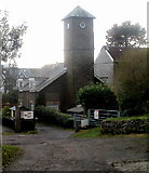 SS7598 : Tower in rear of cottage, Cadoxton by Jaggery