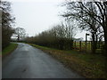 The road to Willitoft from Spaldington