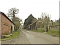 Buildings beside the road at Grange farm, Rendham