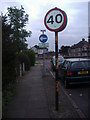Stripy pole Mornington Crescent, Cranford