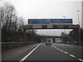 M 74 approaching M 73 interchange