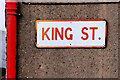 King Street sign, Lurgan (2)