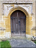 ST5917 : Door, St Nicholas' Church by Maigheach-gheal