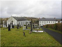 H3462 : Old church buildings near Dromore by Kenneth  Allen