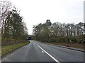 Wigan Road as it approaches the M6 bridge