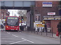 Railway bridge and bus, Northolt Road