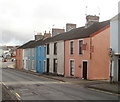 Colourful row of houses, Park Street, Bridgend