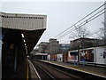 Buildings on Ilford Hill, viewed from Ilford station