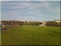 Buildings on Richmond Hill, viewed from Petersham Meadows