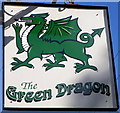 Sign for the Green Dragon