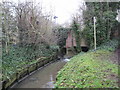 TQ2589 : Mutton Brook in Hampstead Garden Suburb by Nigel Cox
