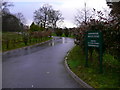 Entrance to Northbrook Private Estate on the A31