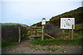 The beginning of Pen Dinas Nature Reserve