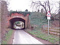 Railway bridge over Deansford Lane, Blakedown