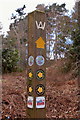 Waymark and path signs, Tweedbank