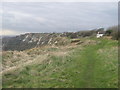 North Downs Way on East Cliffs