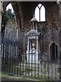 Railed tomb within Holyrood Church