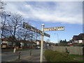 Sign post, Coombe Lane, London SW20