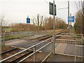 Tramway crossing near Morden