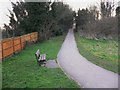 A walk along the northern edge of Farnham looking west