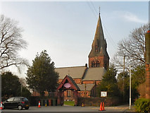 SJ3482 : St Barnabas' Church, Bromborough by David Dixon