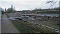 A new road is being constructed crossing the Trans Pennine Trail at Wombwell