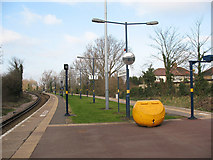 TQ2565 : Sutton Common station: northern end by Stephen Craven
