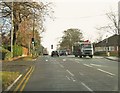 Traffic lights at the entrance to Chorley Hospital