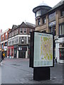 Map on Leicester High Street