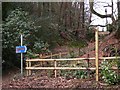 Signposts on Moor Park Way near Farnham