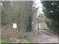 Access lane to Stonehall Colliery