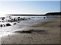 Exposed beach north of  Bay View House