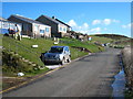 Cliff top chalets at Freathy