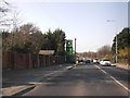 Mains Lane approaching petrol station