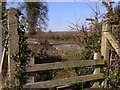 Stile from footpath onto New Pond Road