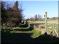 Footpath to Sibton Road near Danbrook Bridge