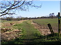TM3868 : Footpath to the A12 Main Road & Old High Road by Geographer