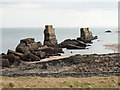 Remains of coal staithe