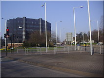 TQ0584 : Offices on roundabout, Oxford Road Uxbridge by David Howard