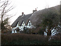 Timber framed cottages at Hampton Lucy.