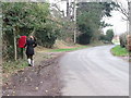 Postbox by Cralle Place south of Warblington, East Sussex