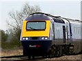 SU2487 : HST 125 (High Speed Train) going west near Shrivenham by Brian Robert Marshall